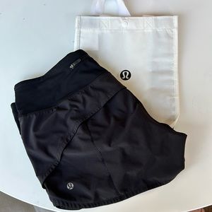 Blacl Lululemon Speed Up Shorts
